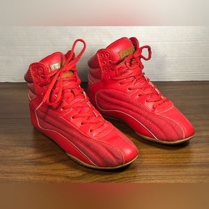 Ryderwear D-Mak Weightlifting Shoes Red Mens Size 6